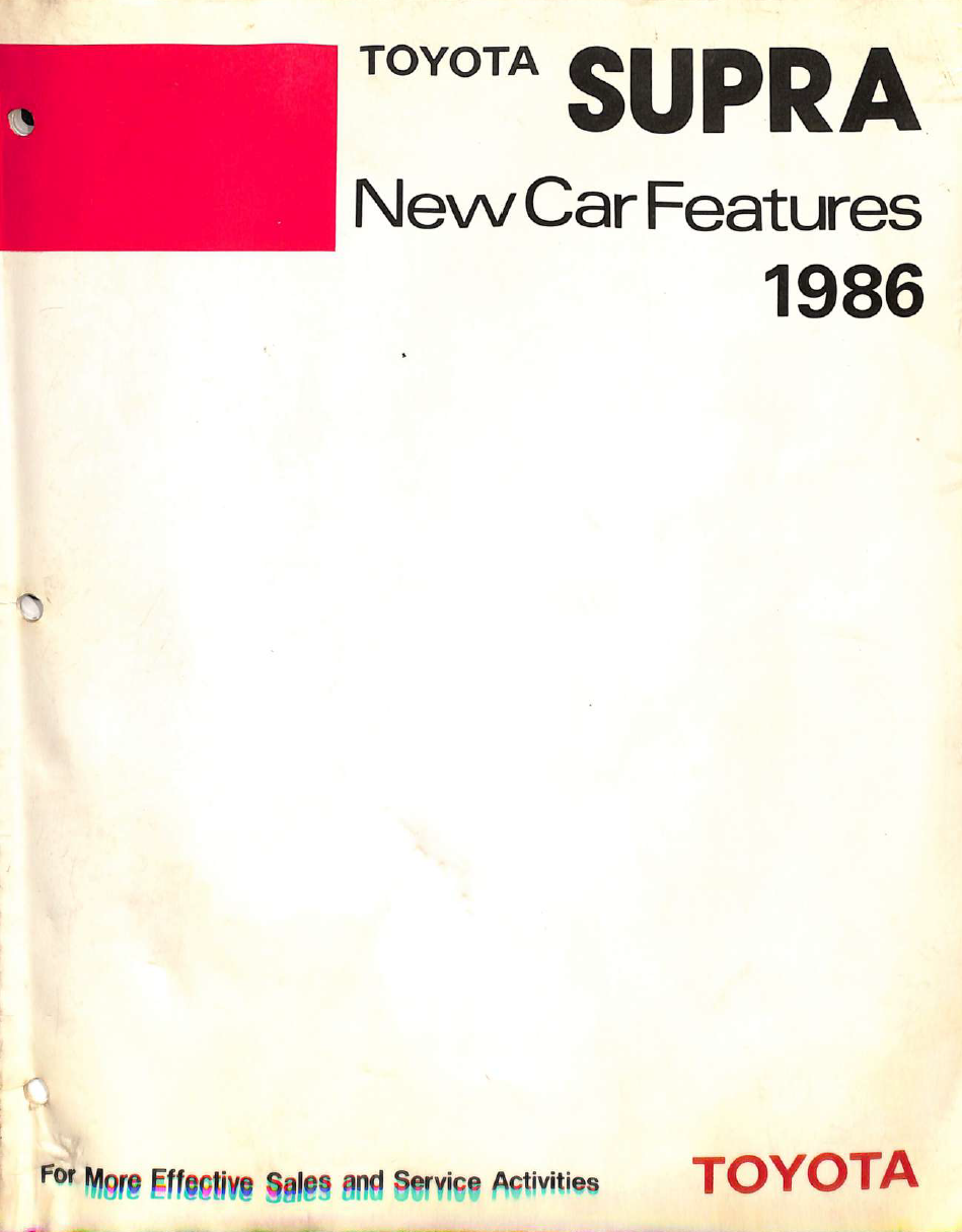 New car features USDM 1986