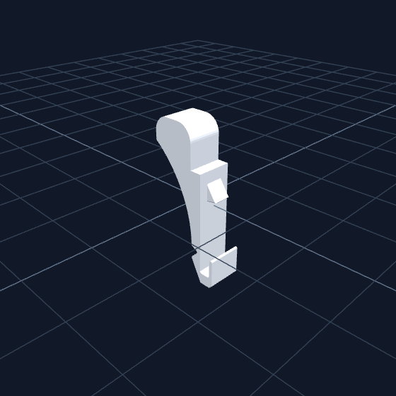 Replacement clip for door lock bezel