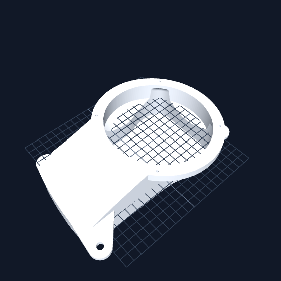 6.5" sealed door speaker housing