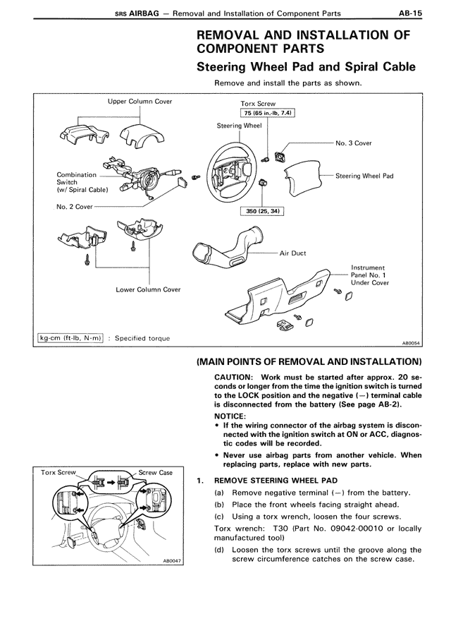 SRS Airbag - AB-15