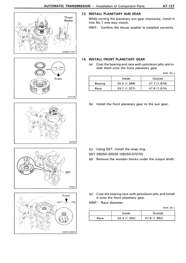 Automatic Transmission - AT-127