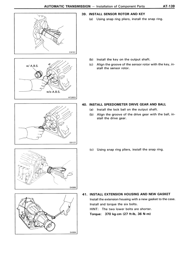 Automatic Transmission - AT-139