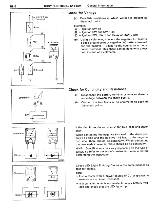 Body Electrical System - BE-006
