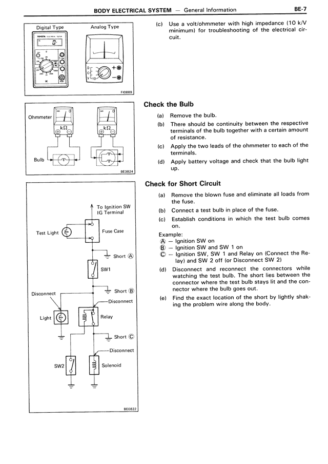 Body Electrical System - BE-007