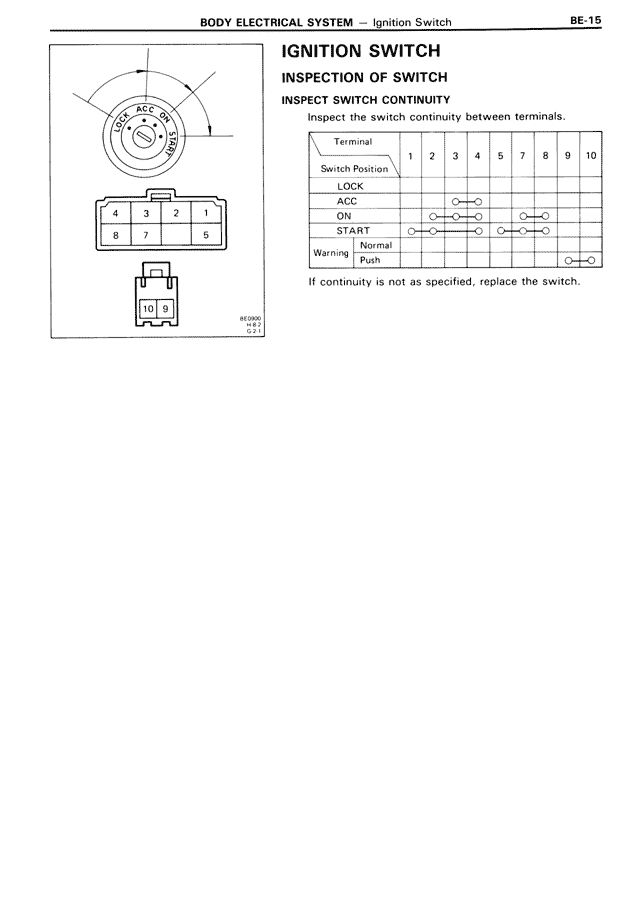 Body Electrical System - BE-015