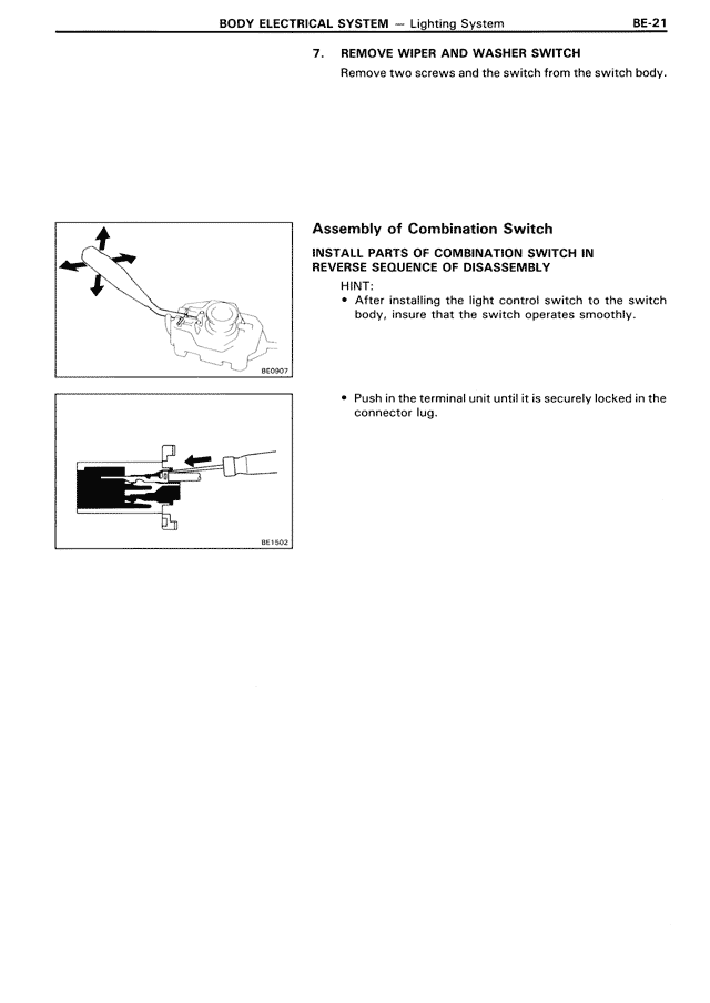 Body Electrical System - BE-021