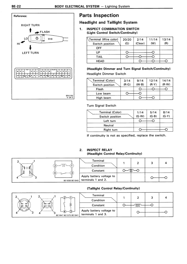 Body Electrical System - BE-022