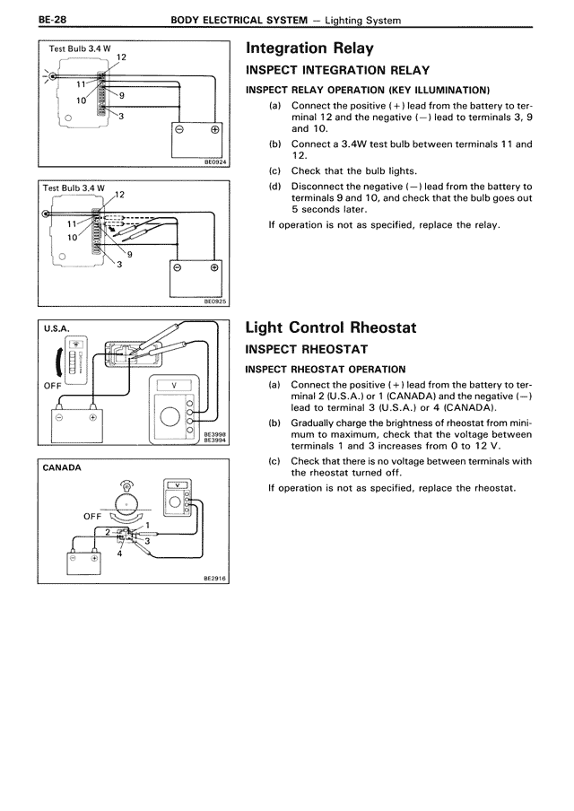 Body Electrical System - BE-028