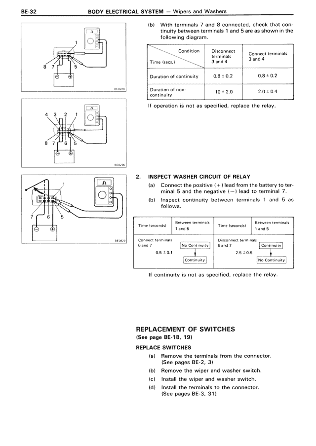 Body Electrical System - BE-032