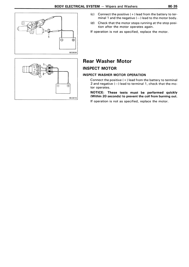 Body Electrical System - BE-035
