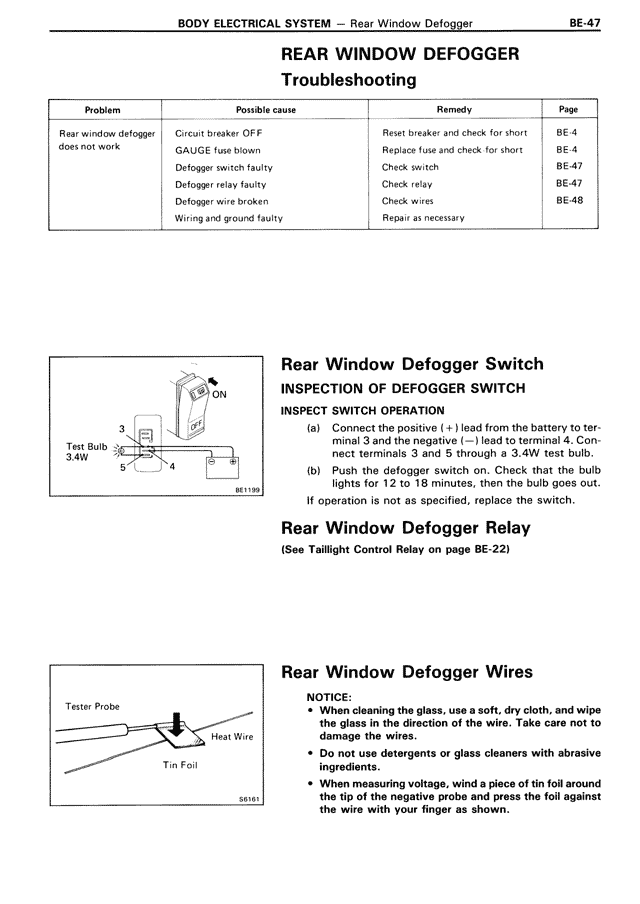 Body Electrical System - BE-047