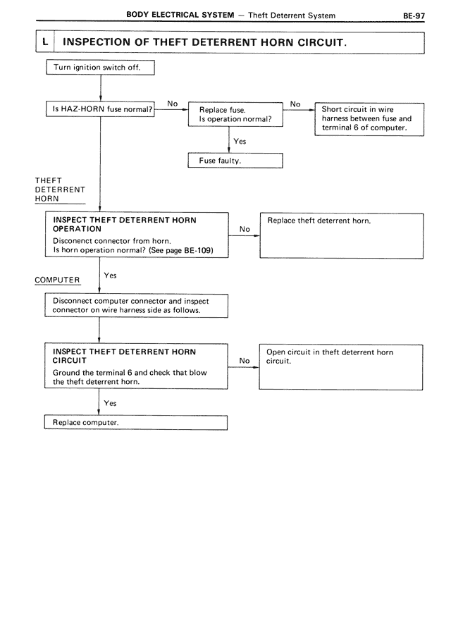 Body Electrical System - BE-097