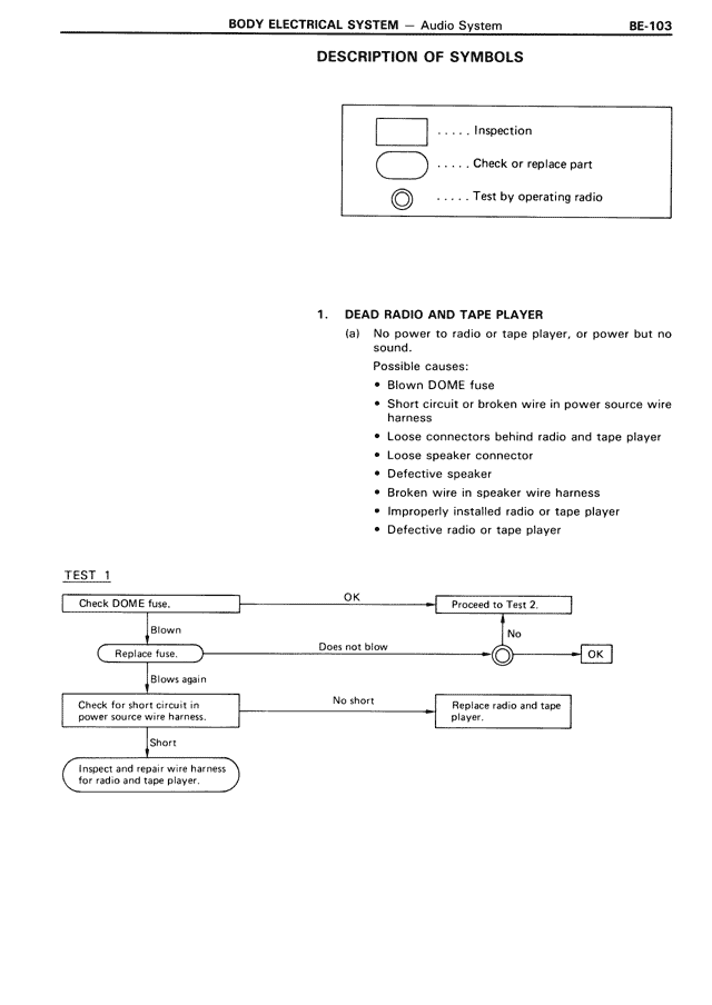 Body Electrical System - BE-103