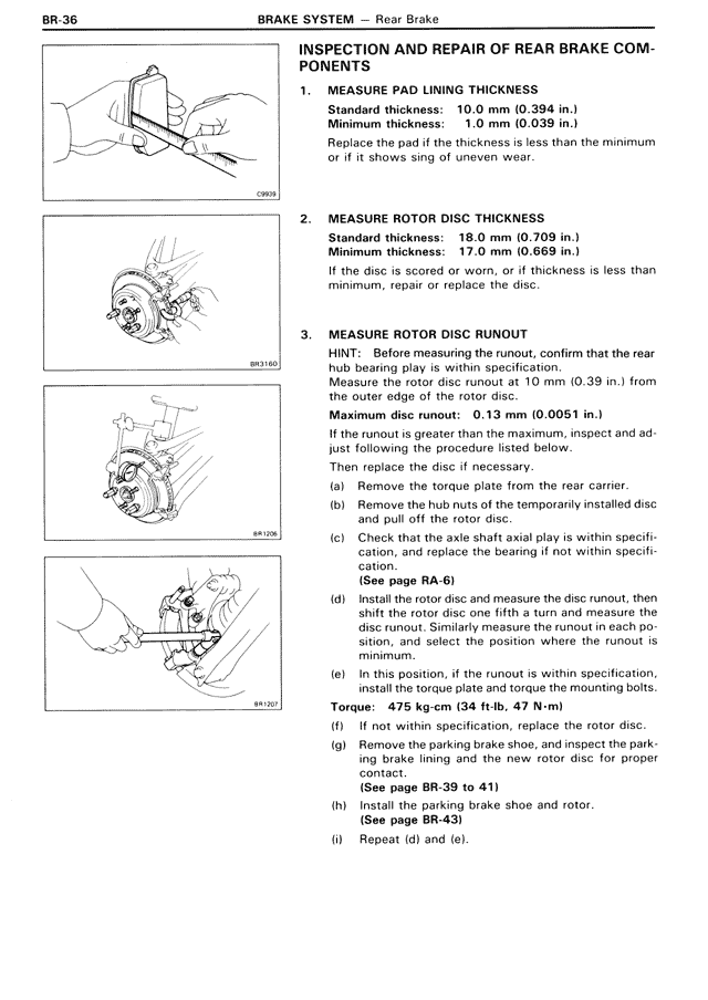 Brake System - BR-36