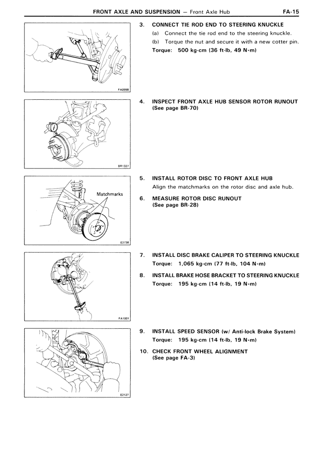 Front Axle And Suspension - FA-15