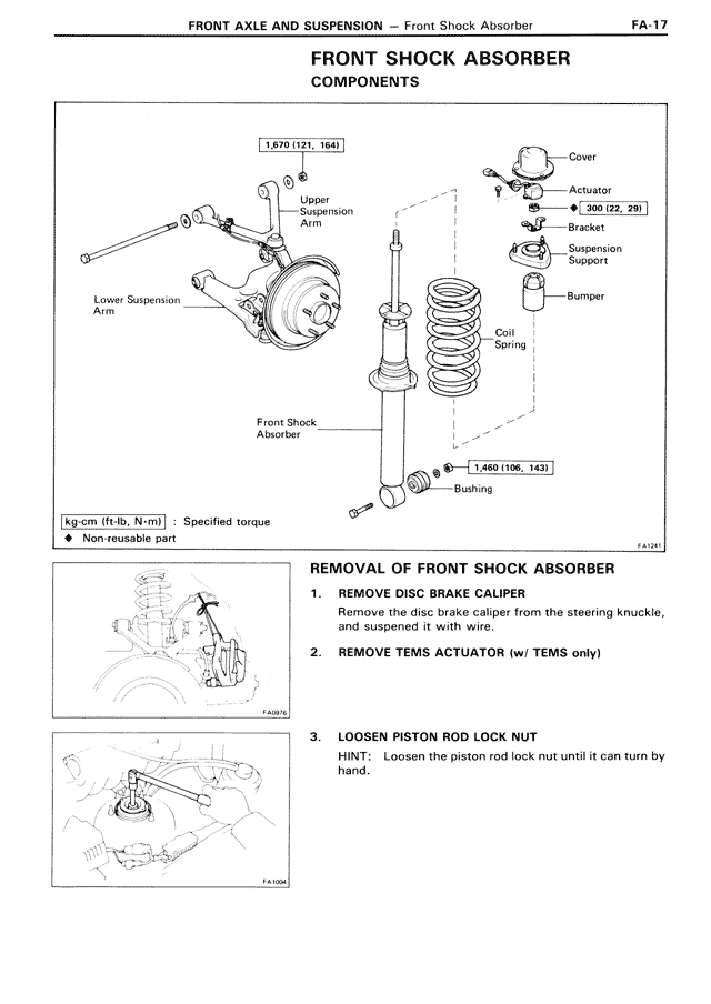 FRONT SHOCK ABSORBER