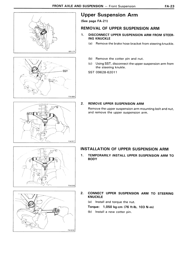 Front Axle And Suspension - FA-23