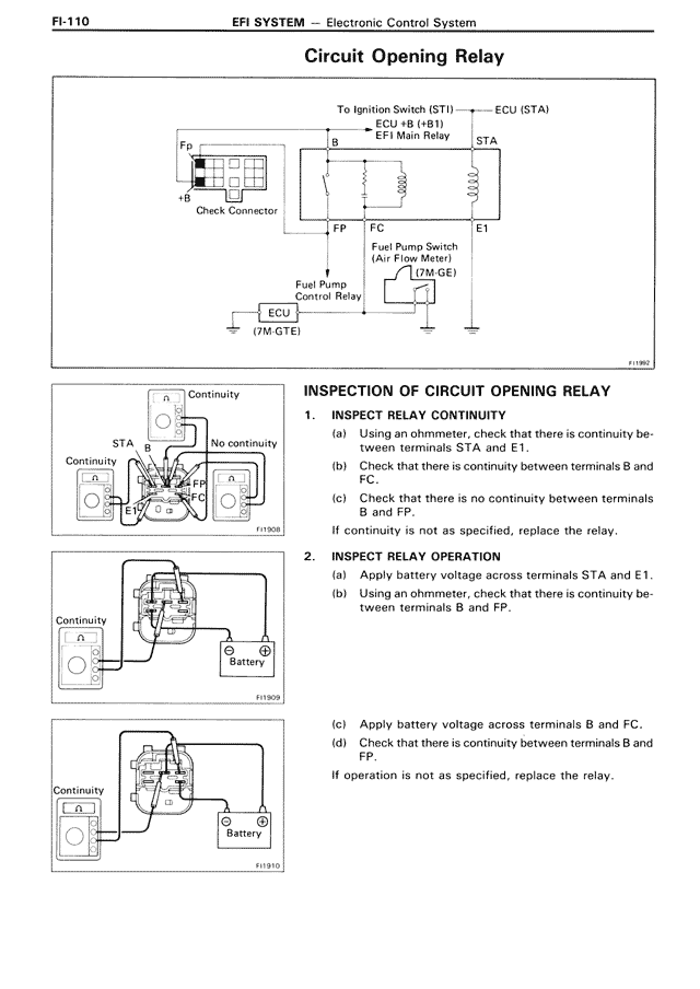 Circuit Opening Relay
