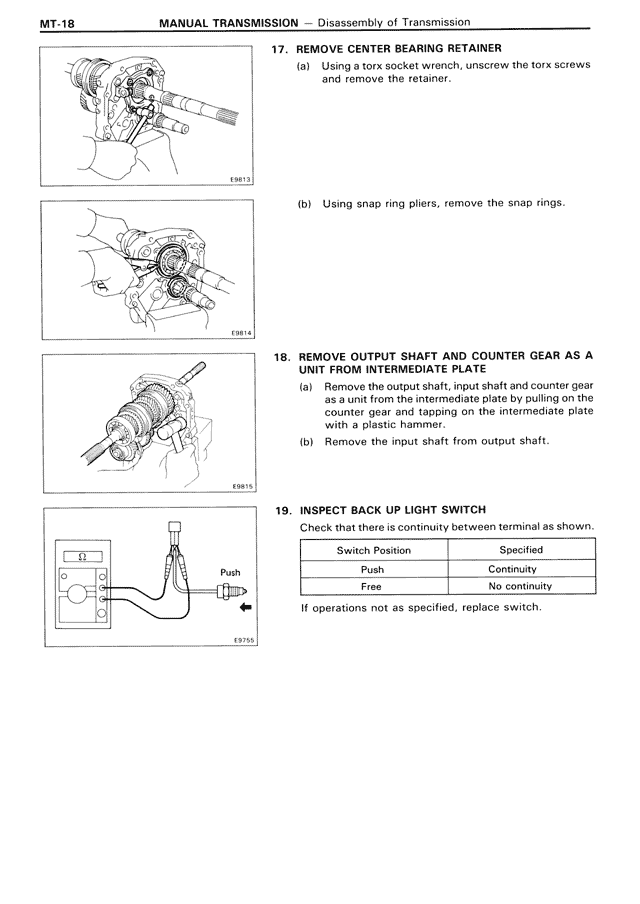Manual Transmission - MT-18