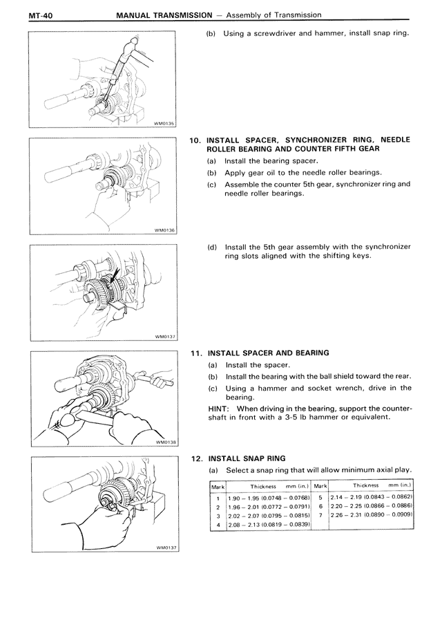 Manual Transmission - MT-40