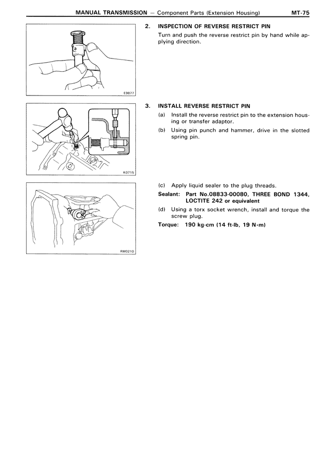 Manual Transmission - MT-75