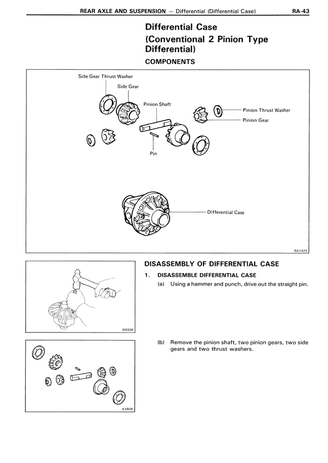 Differential Case (Conventional 2 Pinion Type Differential)
