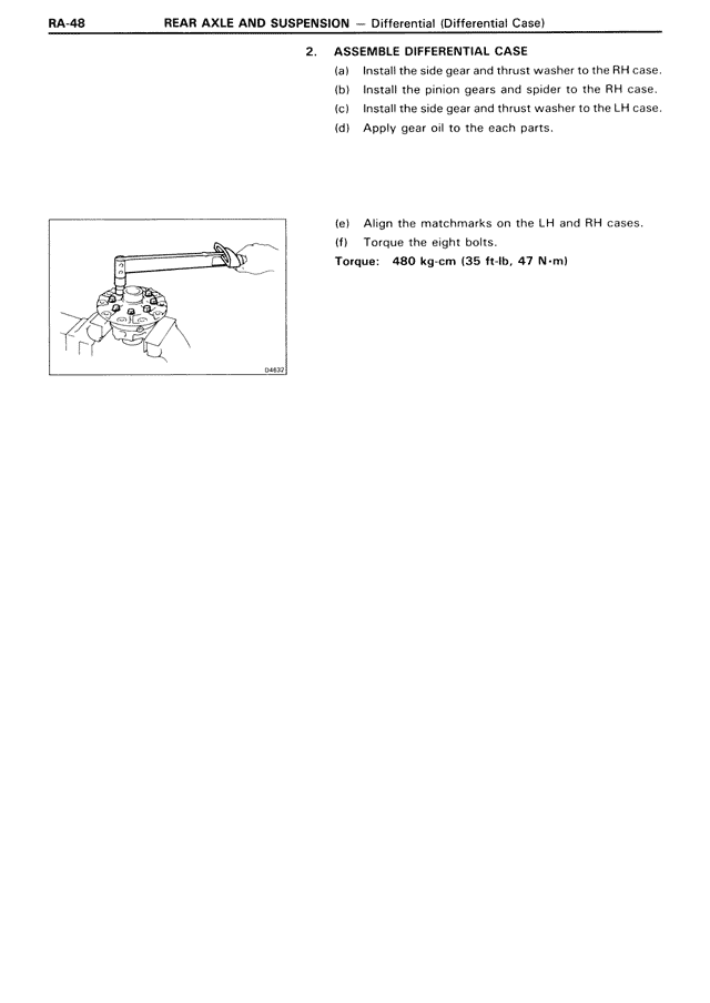 Rear Axle And Suspension - RA-48