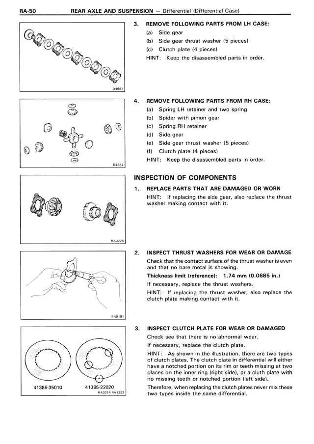 Rear Axle And Suspension - RA-50