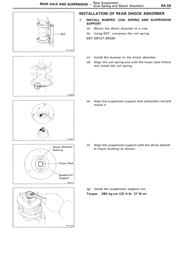 Rear Axle And Suspension - RA-59
