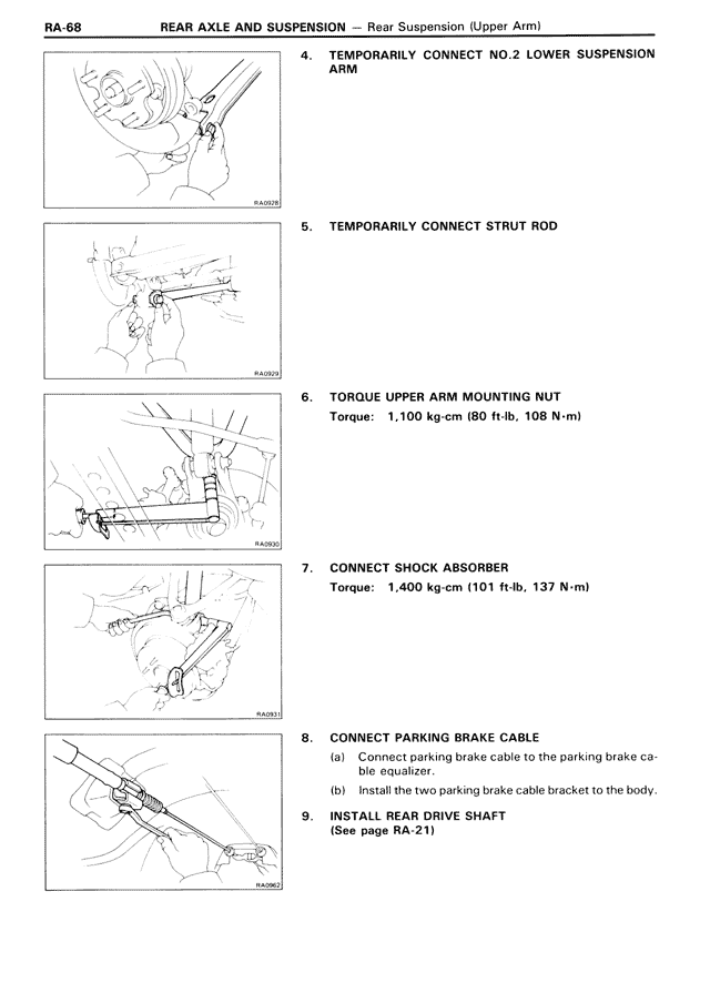 Rear Axle And Suspension - RA-68