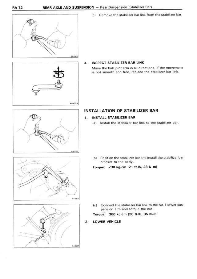 Rear Axle And Suspension - RA-72