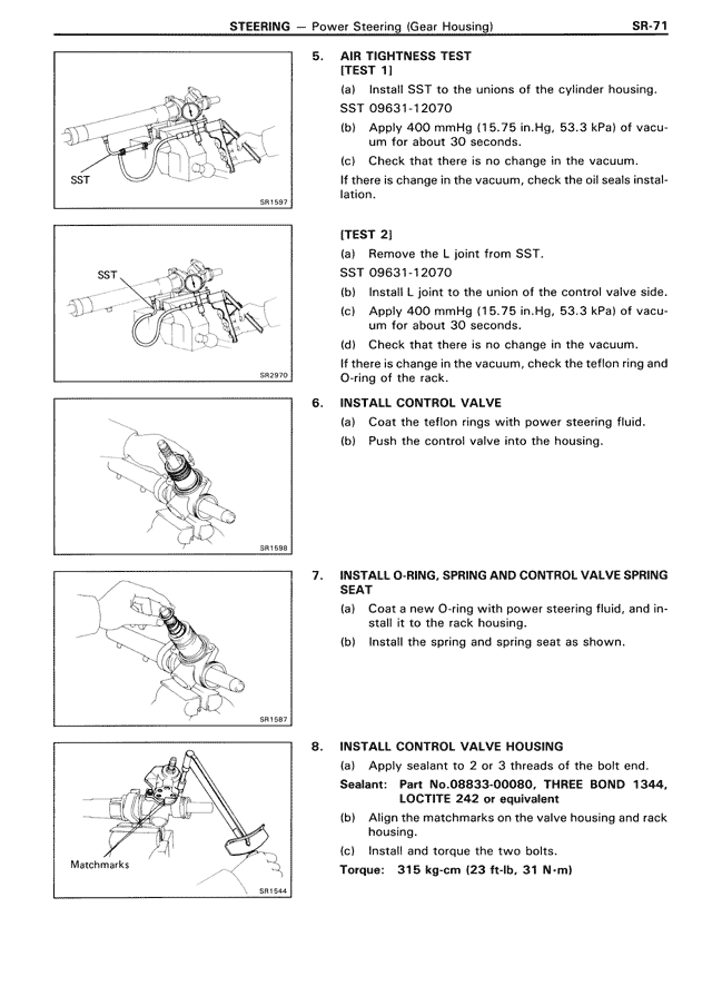 Steering - SR-71