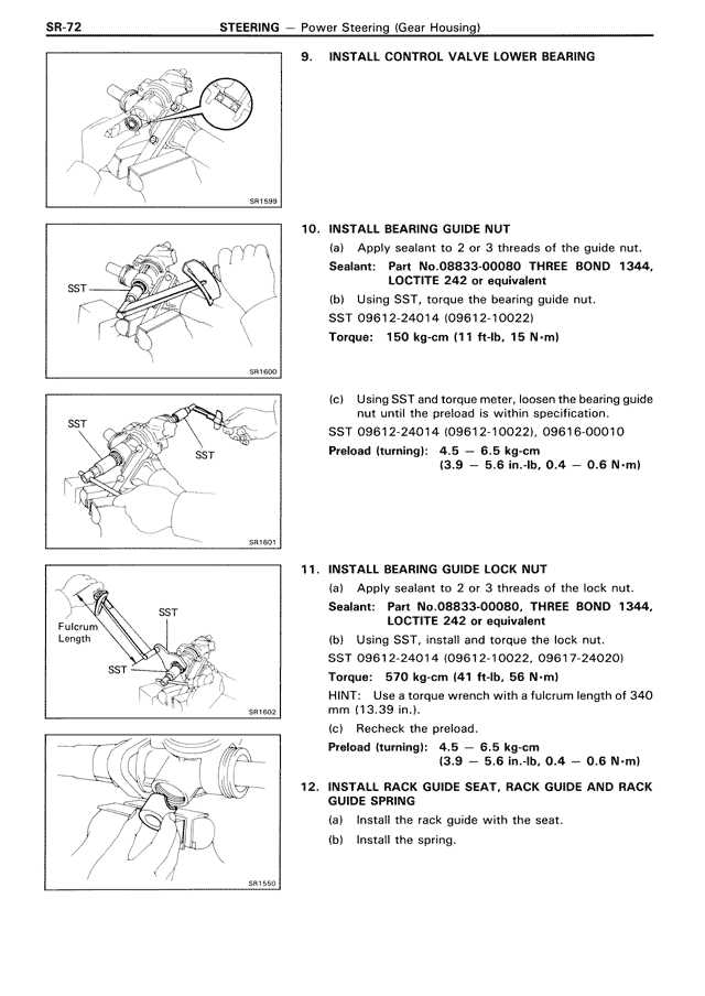 Steering - SR-72