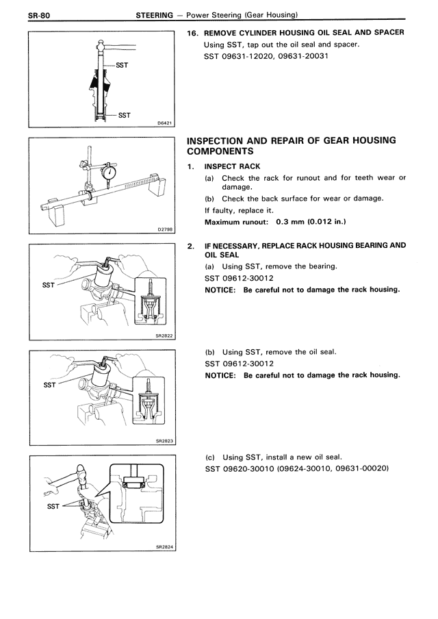 Steering - SR-80