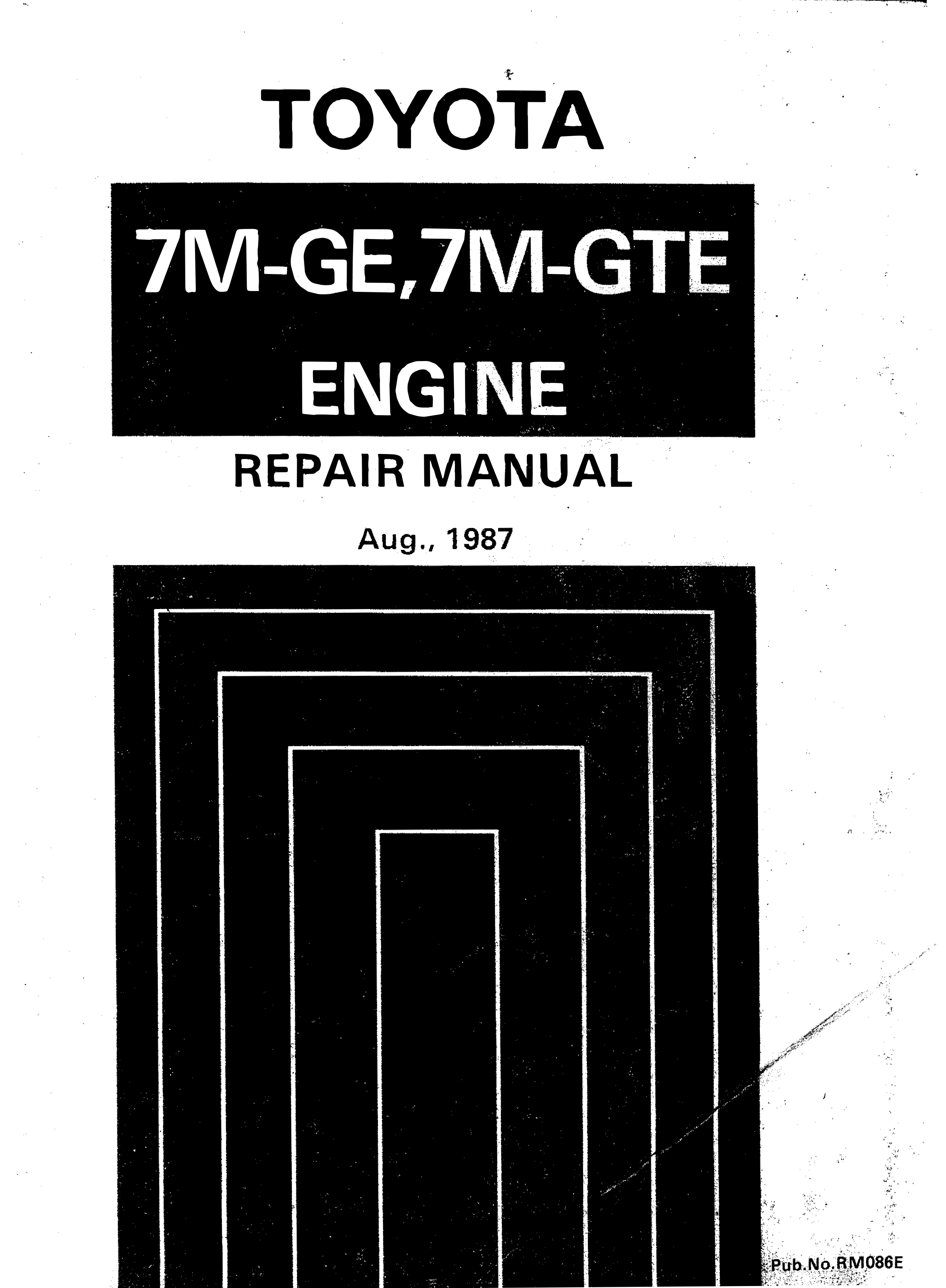 7M-GE,7M-GTE engine repair manual