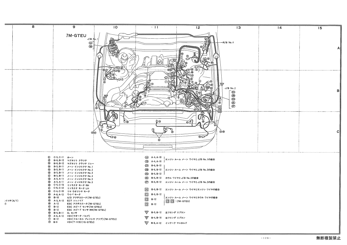 Wiring and routing diagram
