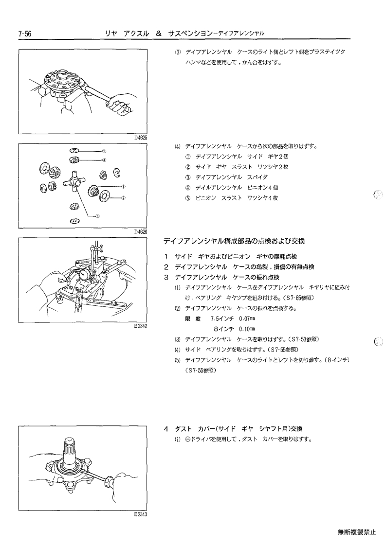 Rear axle & suspenion