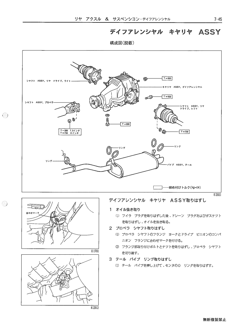 Rear axle & suspenion