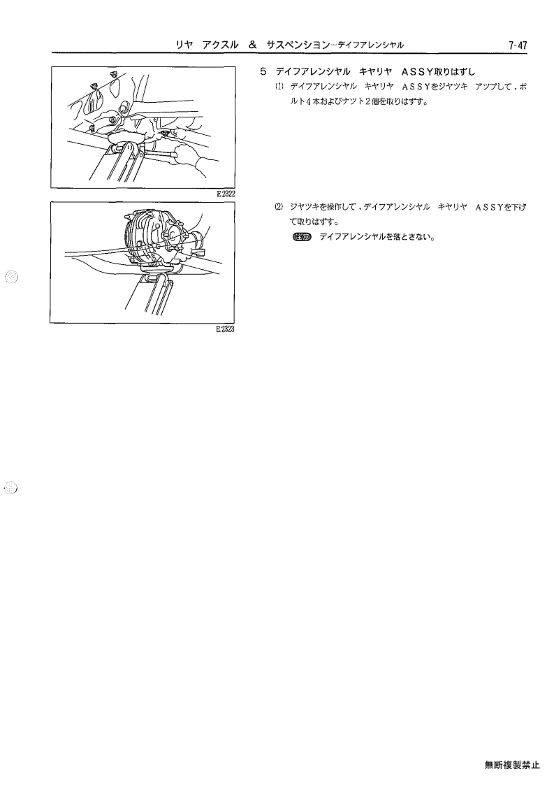 Rear axle & suspenion
