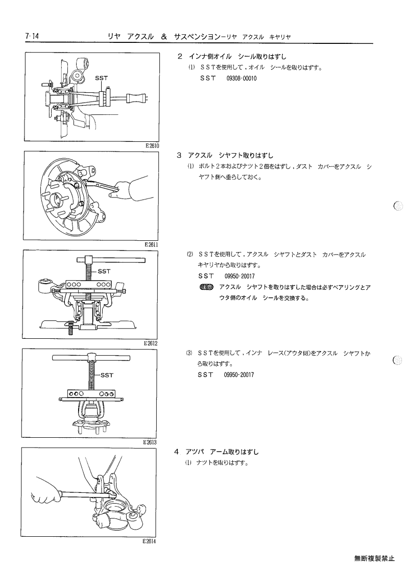Rear axle & suspenion