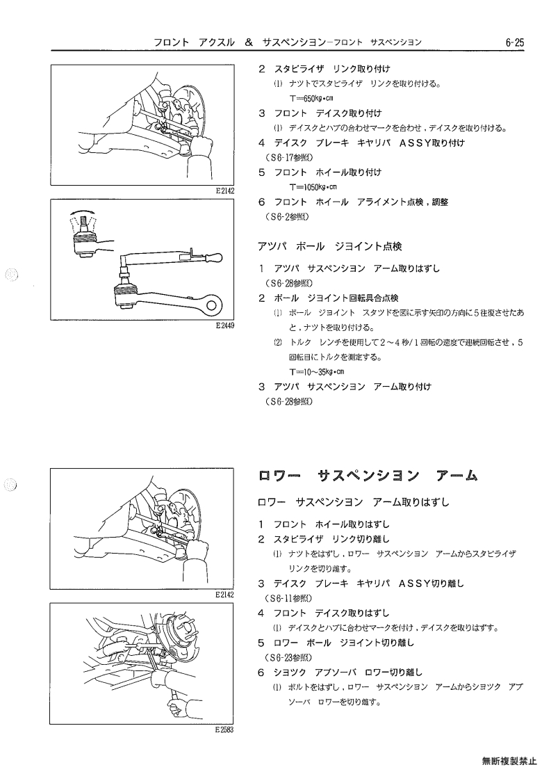 Front axle & suspension