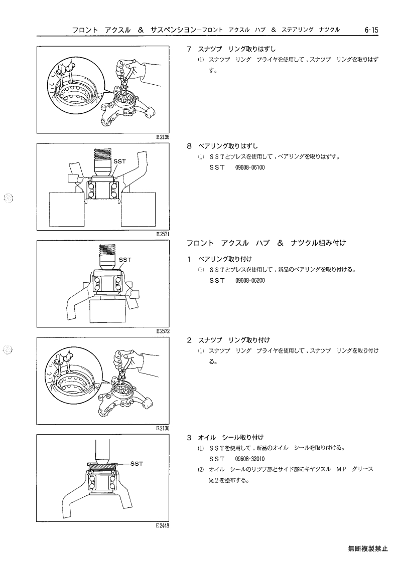 Front axle & suspension